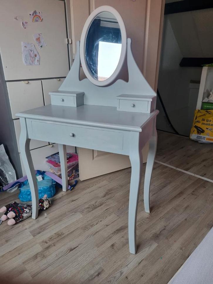 Leuke Kaptafel met Spiegel / make-up tafel, Huis en Inrichting, Tafels | Kaptafels, Gebruikt, Ophalen