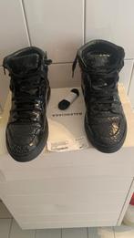 Balenciaga Monochrome High top Crackle leather, Kleding | Heren, Schoenen, Ophalen, Zo goed als nieuw, Zwart
