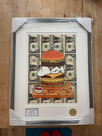 Snoopy Lithografie - Yayoi Kusama - Street Art - Pop Art beschikbaar voor biedingen