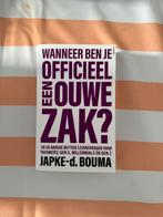 Wanneer ben je officieel een ouwe zak? Japke-d Bouma, Boeken, Japke-d. Bouma, Nieuw, Ophalen of Verzenden, Eén auteur