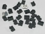 Partij 25x lego omgekeerde hoekplaat 1x2 -1x2 diverse kleur