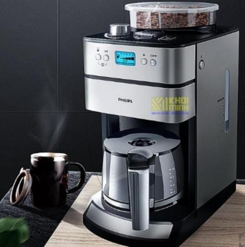 koffiezetapparaat met koffiebonen of snelfiltermaling, Witgoed en Apparatuur, Koffiezetapparaten, Gebruikt, Gemalen koffie, Koffiebonen