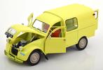 Citroen 2CV AK350 '66 Fourgonnette geel 1/18 NOREV 181488, Verzenden, Nieuw, Auto, Norev