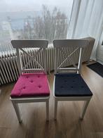 Ingolf eetkamerstoelen 2 stuks wit, Huis en Inrichting, Ophalen, Gebruikt, Twee, Wit