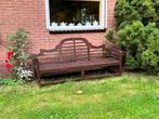 Teakhouten Tuinbank - Robuust Model, Ophalen, Gebruikt, Hout