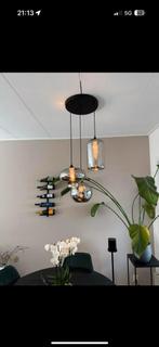 Smokey Glass Hanglamp Eric Kuster Stijl, Ophalen, Zo goed als nieuw, Glas, 50 tot 75 cm