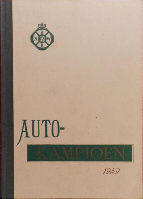 Autokampioen 1959, Boeken, Auto's | Folders en Tijdschriften, Gelezen, Algemeen, Ophalen of Verzenden