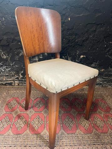 Set van 2 vintage antieke art deco stoelen beschikbaar voor biedingen