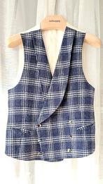 SUITSUPPLY - DRAGO - Waistcoat - Double Breasted - SALVO 44, Blauw, Ophalen of Verzenden, Zo goed als nieuw, Maat 46 (S) of kleiner