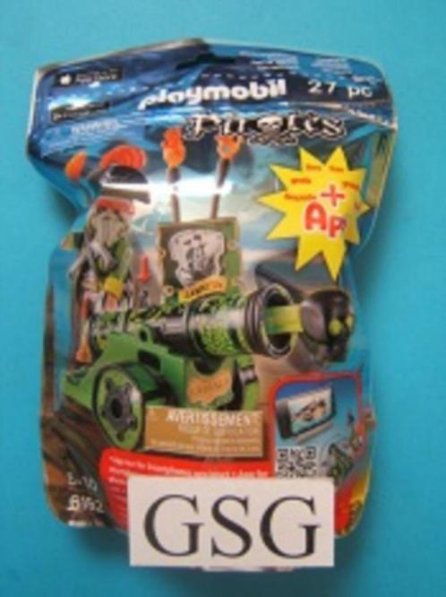 Piratenkapitein met groen kanon nr. 6162-00 (Nieuw), Kinderen en Baby's, Speelgoed | Playmobil, Nieuw, Ophalen