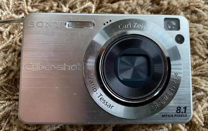 Sony Cybershot 8.1 MP Digitale Camera met Accu en Lader, Audio, Tv en Foto, Fotocamera's Digitaal, Gebruikt, Compact, Sony, Minder dan 4 keer
