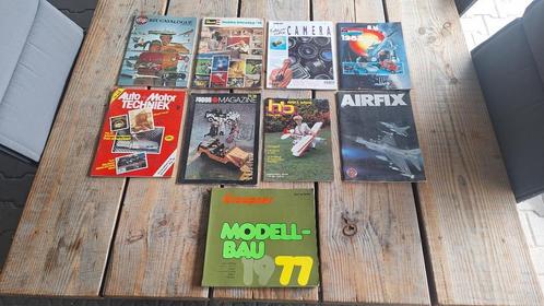 9 ZEER oude tijdschriften hobby modelbouw boeken, Verzamelen, Speelgoed, Zo goed als nieuw, Ophalen of Verzenden