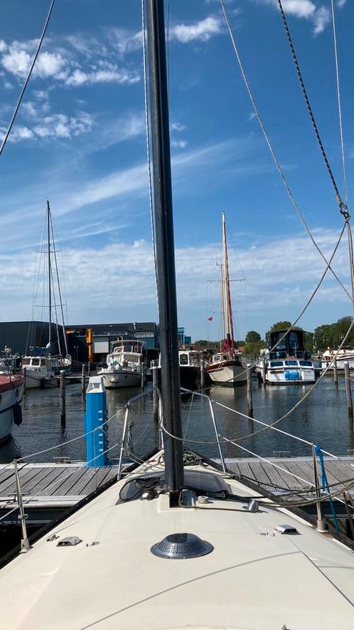 Mast giek zeilboot, Watersport en Boten, Zeilen en Zeiltoebehoren, Gebruikt, Overige typen, Minder dan 15 m², 6 meter of meer