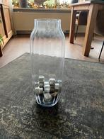 Glazen vaas, Huis en Inrichting, Overige kleuren, 50 tot 75 cm, Ophalen of Verzenden, Glas