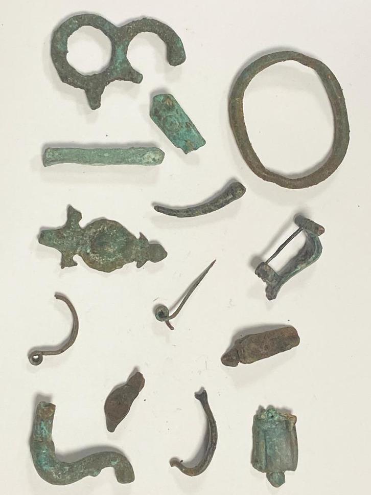 Romeinse artefacten 1, Antiek en Kunst, Antiek | Koper en Brons, Brons, Ophalen of Verzenden