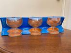 3 likeurglaasjes gilde Copier Leerdam, Antiek en Kunst, Ophalen of Verzenden