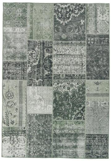 Patchwork Brinker Carpets Festival Bukan Dark Green 200x290 beschikbaar voor biedingen