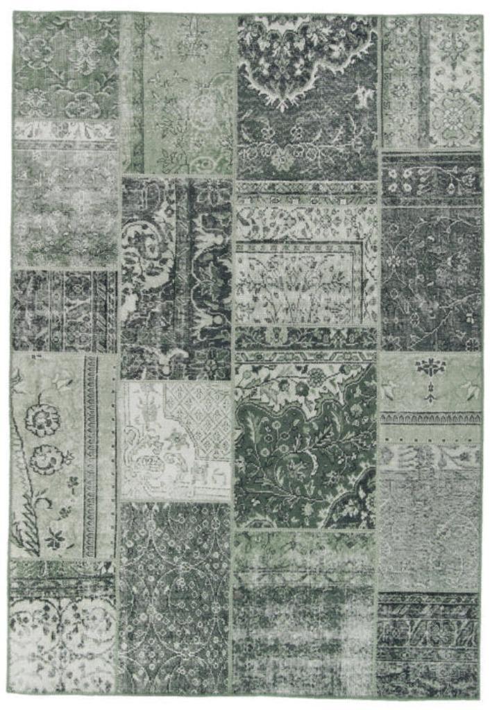 Patchwork Brinker Carpets Festival Bukan Dark Green 200x290, Huis en Inrichting, Stoffering | Tapijten en Kleden, Nieuw, 200 cm of meer