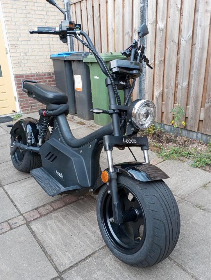i-Coco hl4.0 cruiser blauw kenteken (70-90 km), Fietsen en Brommers, Snorfietsen en Snorscooters, Gebruikt, Overige merken, Elektrisch