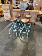 12 Industriele barkrukken verstelbaar in Hoogte, Huis en Inrichting, Ophalen, 5 krukken of meer, 60 tot 90 cm, Nieuw