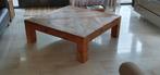 Salontafel, vierkant 1.20 bij 1.20 m., Ophalen, Vierkant, Zo goed als nieuw, Minder dan 50 cm