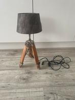 2 x Riviera Maison lampen/ kap + verstelbare houten voet, Ophalen, Zo goed als nieuw