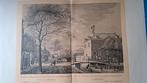 Originele gravure uit de atlas van Amsterdam, Antiek en Kunst, Ophalen of Verzenden