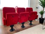 Bioscoopstoelen - Set van 3, Huis en Inrichting, Stoelen, Gebruikt, Drie, Ophalen of Verzenden, Metaal