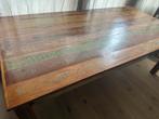 Houten Eettafel van Gerecycled Hout, Gebruikt, 100 tot 150 cm, Teakhout, Ophalen of Verzenden