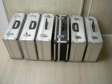 6 x aluminium opberg koffers oa van merk ADW best? beschikbaar voor biedingen