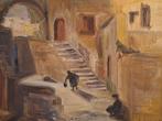 Olieverfschilderij Old Rhodes, M. Pinches, 1971, Ophalen of Verzenden