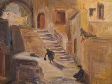 Olieverfschilderij Old Rhodes, M. Pinches, 1971 beschikbaar voor biedingen