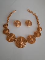 Authentieke Yves Saint Laurent ketting en oorbellen, Ophalen of Verzenden, Zo goed als nieuw, Overige materialen