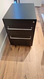 Verrijdbaar ladeblok zwart, Huis en Inrichting, Kasten | Ladekasten, Minder dan 50 cm, Ophalen of Verzenden, Zo goed als nieuw