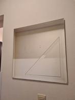 Facetgeslepen spiegel 60 x 60 met strak design, Huis en Inrichting, Ophalen, Rechthoekig, 50 tot 75 cm, Minder dan 100 cm