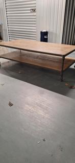 Mooie solide salontafel, Huis en Inrichting, Tafels | Salontafels, Ophalen, Gebruikt, 50 tot 100 cm, Metaal