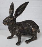 HAAS  / bronzen tuinbeeld / brons, Dierenbeeld, Nieuw, Info@huisentuindecoratiemarie.nl, Huis en tuin decoratie marie