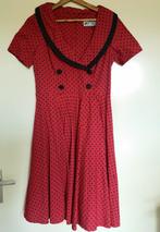 Hellbunny Vixen swingdress maat M, Kleding | Dames, Jurken, Ophalen of Verzenden, Gedragen, Maat 38/40 (M), Rood