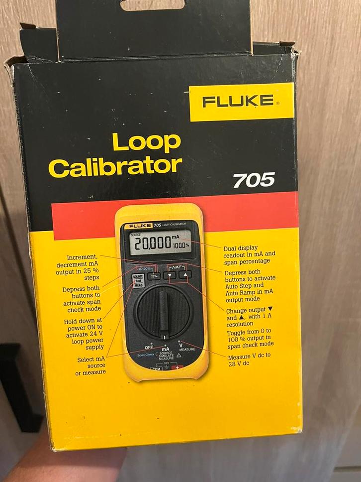 Fluke 705 - Loop calibrator , nieuw, nooit gebruikt, Doe-het-zelf en Verbouw, Meetapparatuur, Nieuw, Multimeter, Ophalen of Verzenden