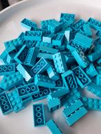 100 nieuwe lego stenen 2x4 medium azur, Ophalen of Verzenden, Nieuw, Losse stenen, Lego