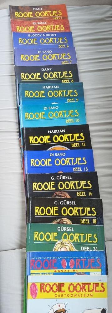 Stripboeken Verzameling Rooie Oortjes 15 stuks beschikbaar voor biedingen