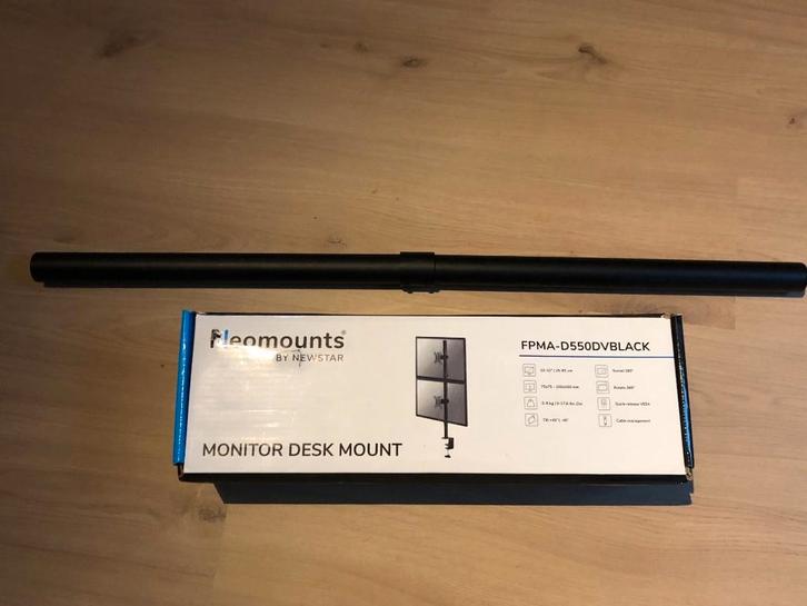 Neomounts FPMA-D550DVBLACK Monitorbeugel, Computers en Software, Monitoren, Zo goed als nieuw, 151 t/m 200 Hz, Gaming, In hoogte verstelbaar