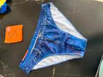 zwemslip met jeanslook print, maat S, erg mooi en uitdagend, Kleding | Heren, Badmode en Zwemkleding, Ophalen of Verzenden, Maat 46 (S) of kleiner