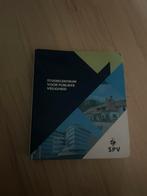 SPV studiecentrum voor pulblieke veilgheid klapper boek, Boeken, Gelezen, Ophalen of Verzenden, MBO, Spv