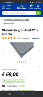Opblaasbaar grondzeil, Caravans en Kamperen, Ophalen, Zo goed als nieuw