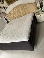 Boxspring met luxe hoofdbord 160x200 !!! moet weg !!, Huis en Inrichting, Slaapkamer | Bedden, Ophalen, Gebruikt, Tweepersoons
