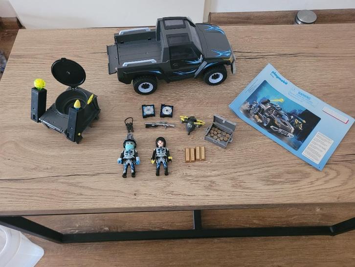 Playmobil Top Agents 9254 4x4 Pick-up, Kinderen en Baby's, Speelgoed | Playmobil, Gebruikt, Complete set, Ophalen of Verzenden