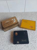 3 Oude Blikken - Tjoklat, Willem II, Gold Flake, Verzamelen, Ophalen of Verzenden