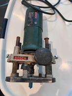 Bosch POF 500 A bovenfrees + 6 originele Bosch frezen – 240V, Doe-het-zelf en Verbouw, Ophalen of Verzenden, Zo goed als nieuw