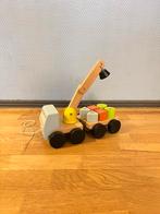 Houten takelwagen, Ophalen, Gebruikt